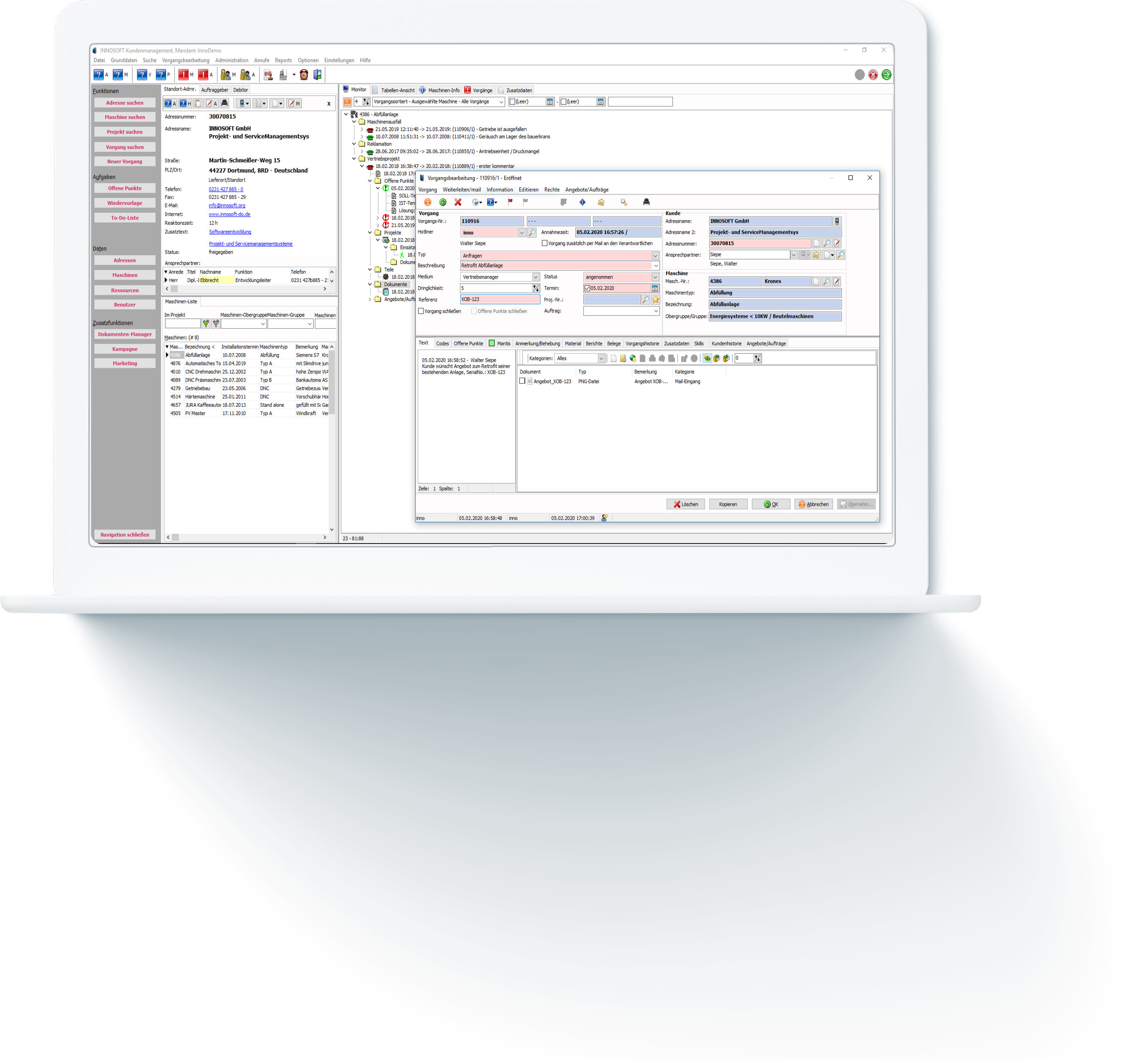 Innosoft Classic_Kundenmanagement